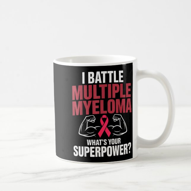 Mug Combattre le myélome multiple superpuissance comba (Droite)