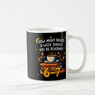 Mug Combien de nuits par semaine devriez-vous lire 6 7
