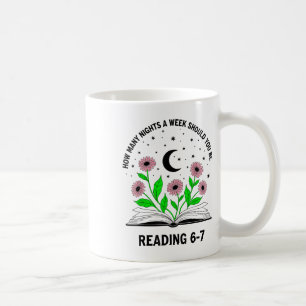 Mug Combien de soirs par semaine devriez-vous lire 6-7