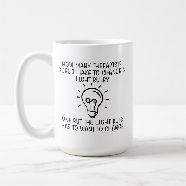 Mug Combien De Thérapistes Prend-Il Massage Thérapie (Gauche)