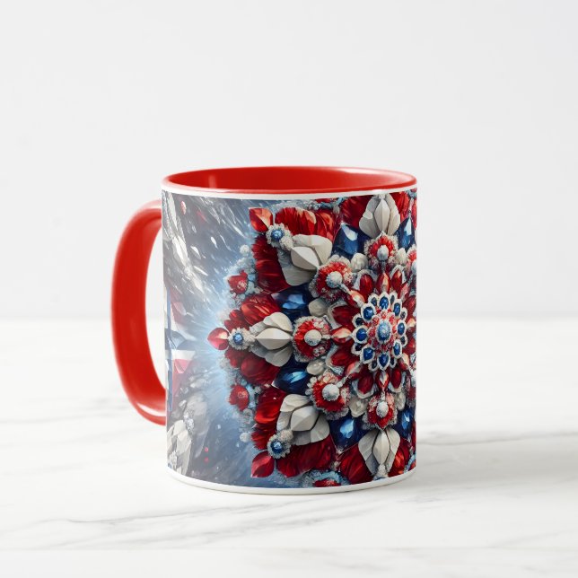 Mug combiné aux couleurs norvégiennes (Devant gauche)