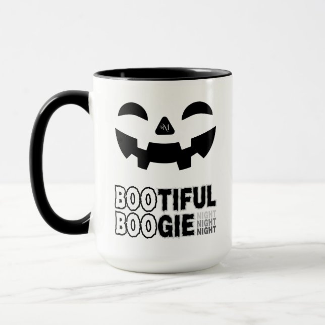 Mug Combo 15oz : Visage HALLOWEEN (Gauche)