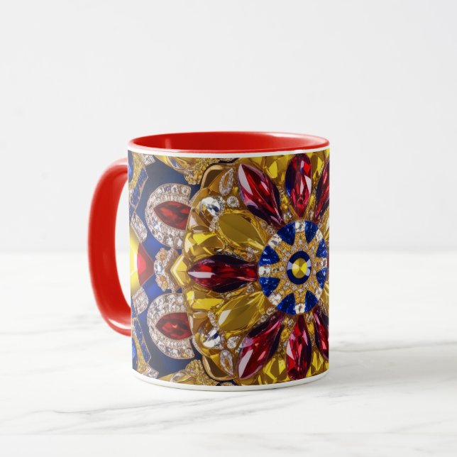 Mug combo aux couleurs colombiennes (Devant gauche)