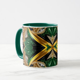 Mug combo aux couleurs jamaïcaines