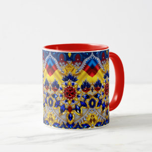 Mug combo aux couleurs roumaines