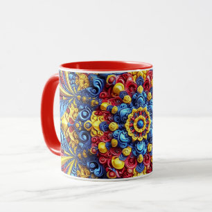 Mug combo aux couleurs roumaines