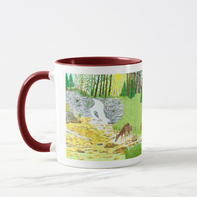 Mug Combo Cerf et Faon (Gauche)