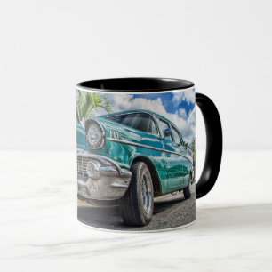 Mug Combo Classique Chevrolet Voiture Noir 11 oz