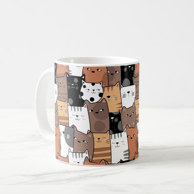 Mug Combo - Crazy Cat Lady (Devant gauche)