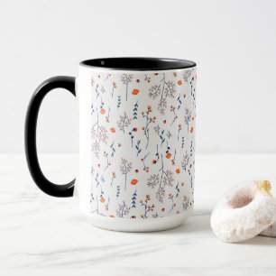 Mug Combo floral de printemps Motif de fleurs