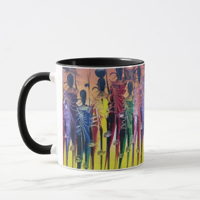 Mug combo (imprimé Masai) (Gauche)