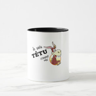 Mug combo "Je suis têtu comme un âne"