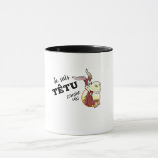 Mug combo "Je suis têtu comme un âne"