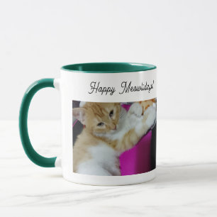 Mug Combo Joyeux Meowlidays , Amoureux des Chats