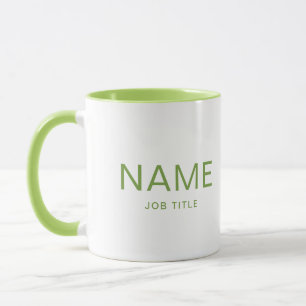 Mug combo Lime personnalisé avec votre nom