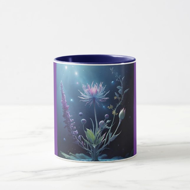 Mug Combo Mug, 11oz (Twilight Flower-5) (Centre)