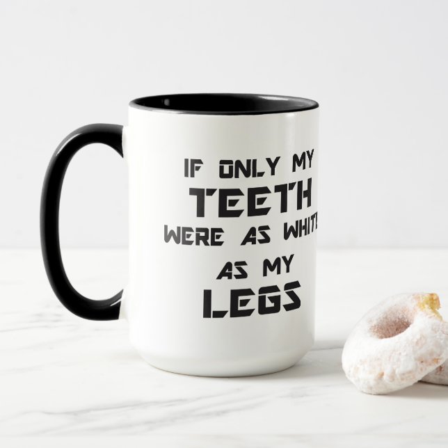 Mug combo noir 15 oz (Avec donut)