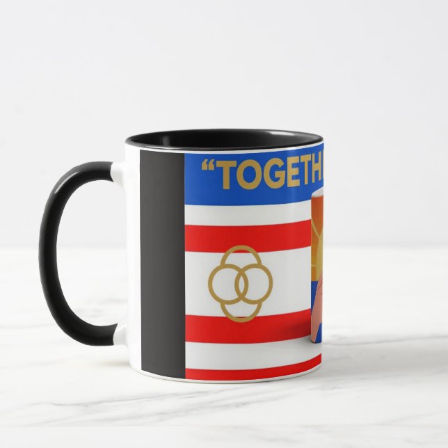 Mug Combo Personnalisé - Coupe de rebord et de poi (Gauche)
