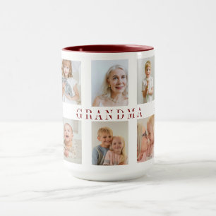 Mug combo personnalisées de grand-mère   Photos pe