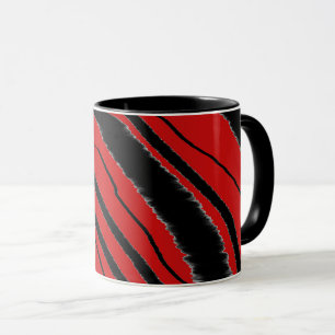 Mug Combo Poster de animal noir rouge