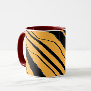 Mug Combo Tiger Print Maroon