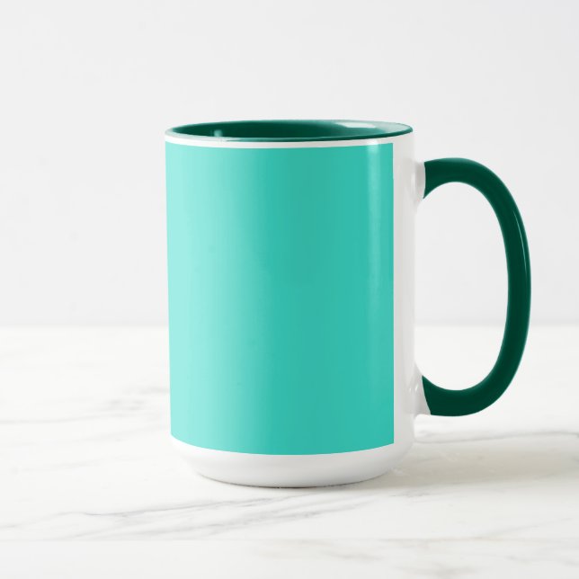 Mug Combo Turquoise élégant parfait pour Daily Us (Droite)