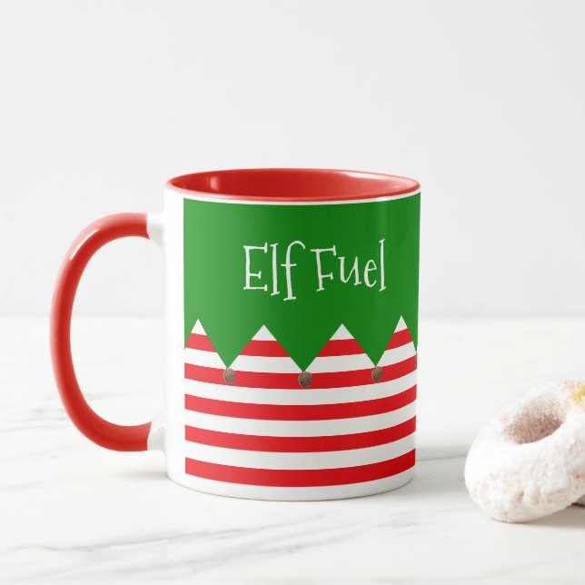 Mug Combustible Elf (Avec donut)