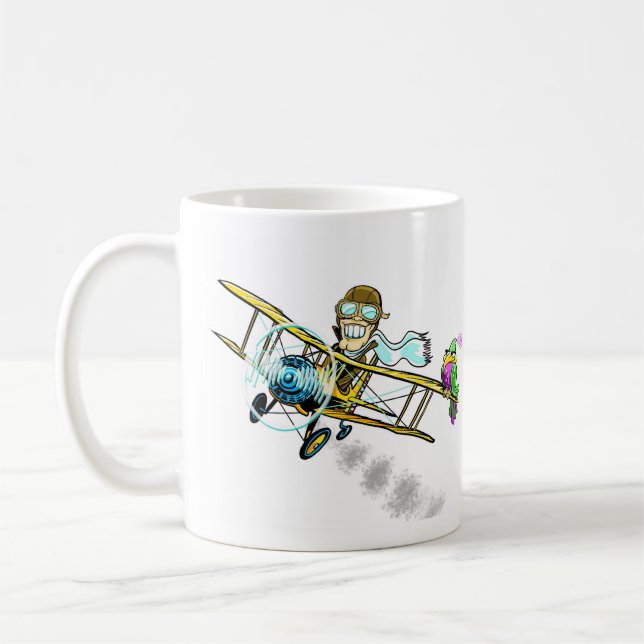 Mug Comédien ambulant et oiseau (Gauche)