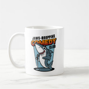 Mug Comédien Requin au Club de Comédie Mordant