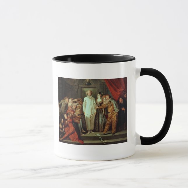 Mug Comédiens italiens, c.1720 (Droite)