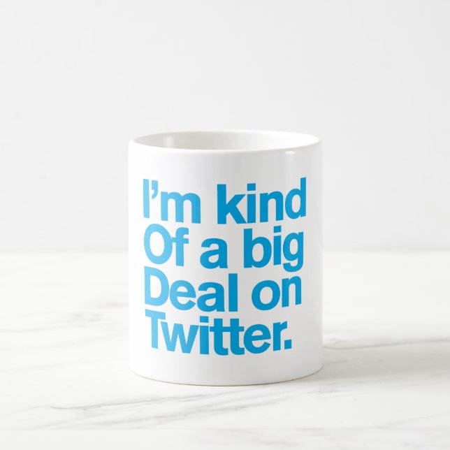 Mug Comedy™ générique/affaire sur le Twitter. (Centre)