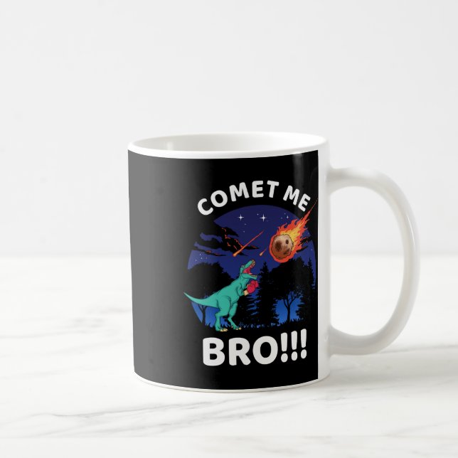 Mug Comet Me Bro Funny Boxing T Rex Dinosaur Pun Extin (Droite)