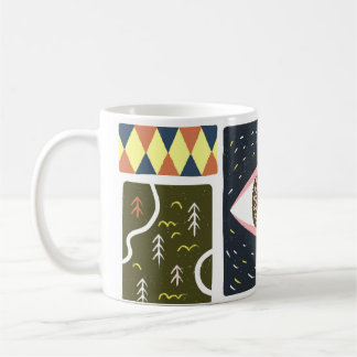 Mug Comic Nature Space : Illustration d'automne