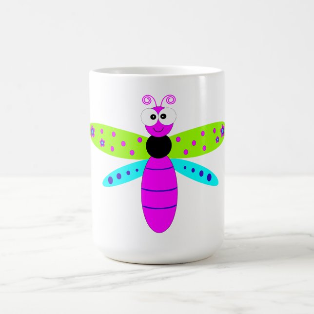 Mug Comique de dessin unique avec caractères anthro (Centre)
