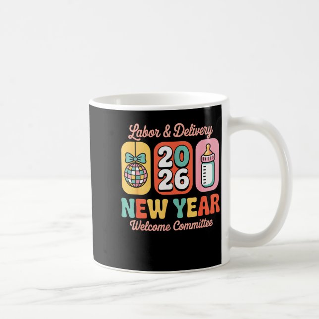 Mug Comité d'accueil de la nouvelle année 2026 pour la (Droite)