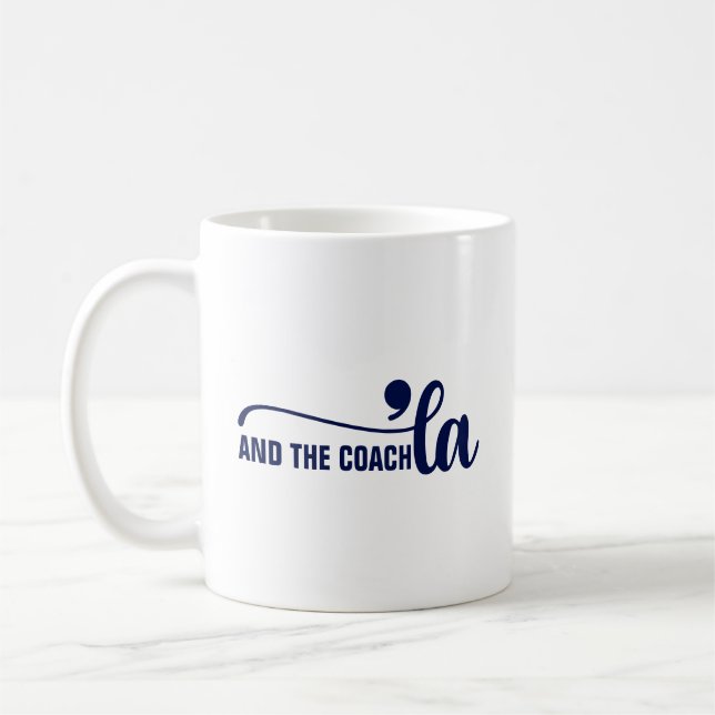 Mug Comma la & Coach | Kamala Harris Coach Blue (Gauche)