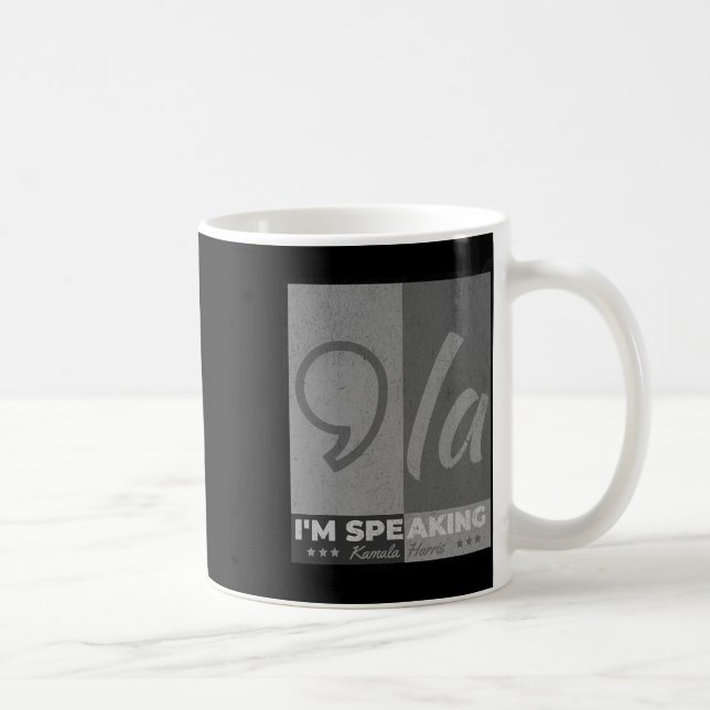 Mug Comma La Funny Citation Kamala Harris 2024 (Droite)