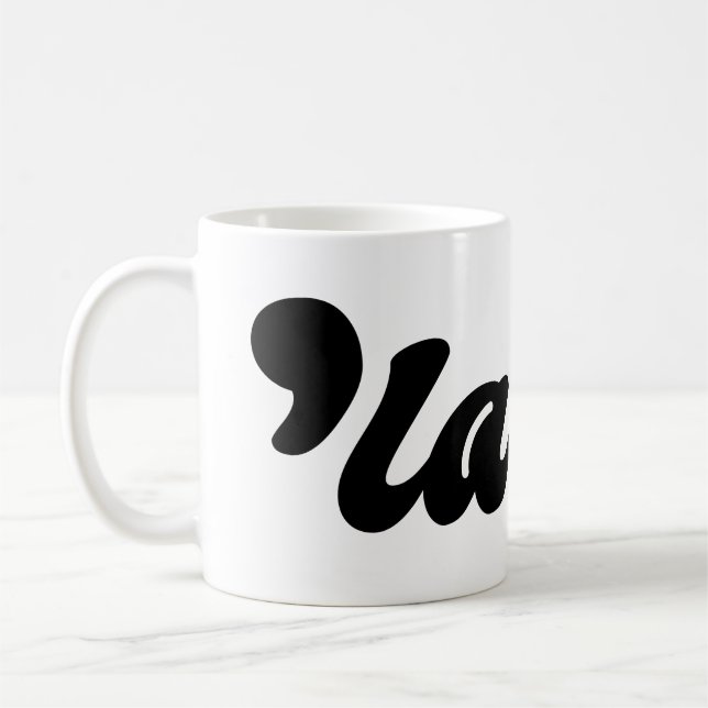 Mug Comma La - Kamala Black (Gauche)