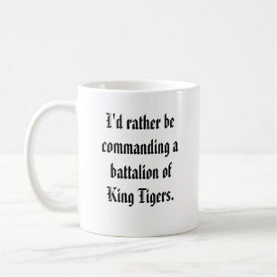 Mug Commandant de bataillon - le Roi Tiger