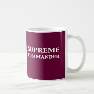 Mug Commandant suprême cadeaux