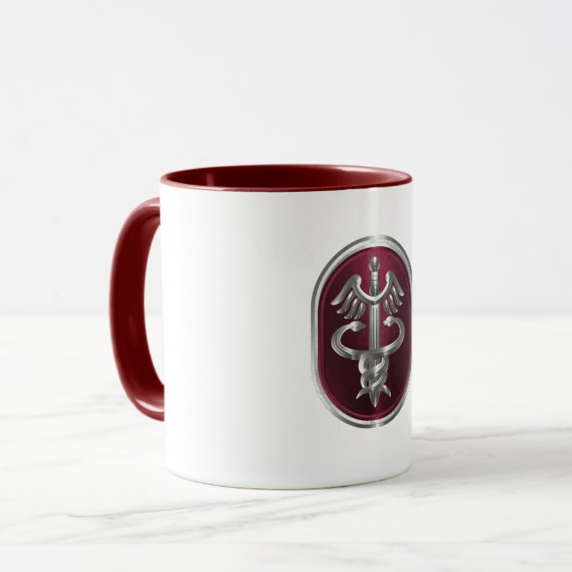 Mug Commandement médical de l'armée Café (Devant gauche)