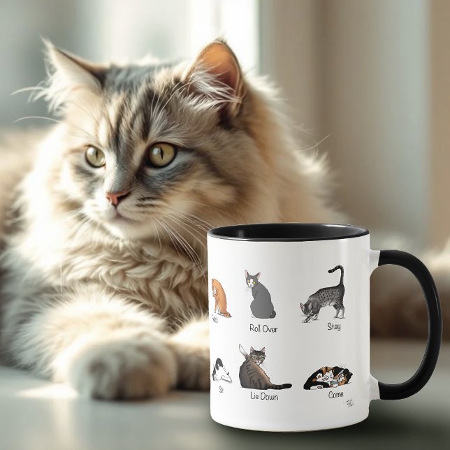 Mug Commandes Cat (Créateur téléchargé)