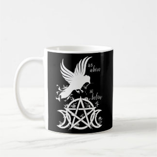 Mug Comme Ci-Dessus Ainsi Sous Pentacle Triple Moon Pe