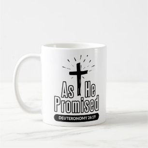 Mug Comme Il Promettait Le Verset De La Bible Minimali