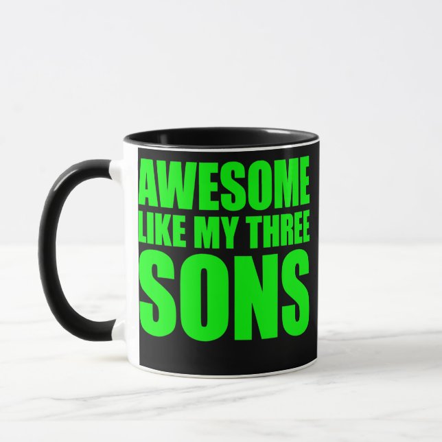 Mug Comme la fête des mères de My Three Sons et (Gauche)