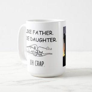 Mug Comme le père comme la fille/le fils bosse