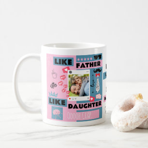 Mug Comme père comme fille, oh mon dieu photo drôle
