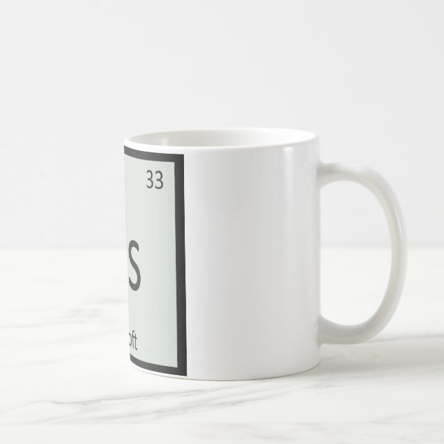 Mug Comme - Tableau périodique de la chimie sportive A (Droite)