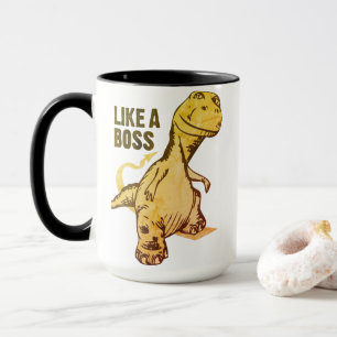 Mug Comme un mème de Dinosaure  Grunge