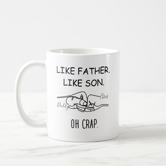 Mug Comme un père comme un fils (Gauche)